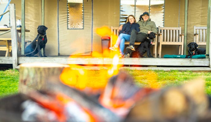 Enjoy a hot tub glamping break at Saltmarsh Hut, Norfolk, England