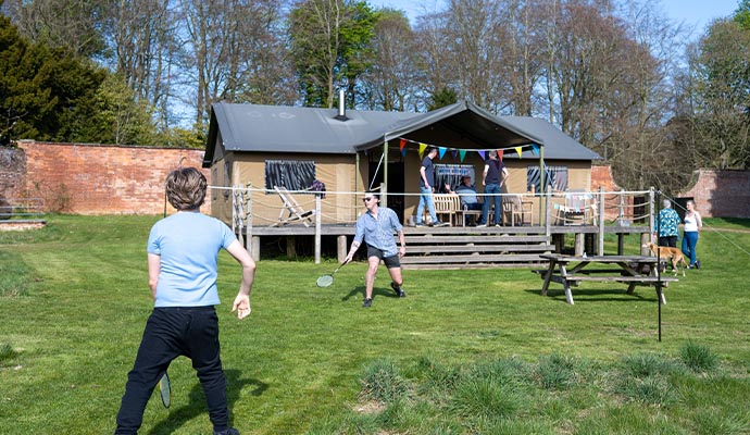 Enjoy a hot tub glamping break at Saltmarsh Hut, Norfolk, England